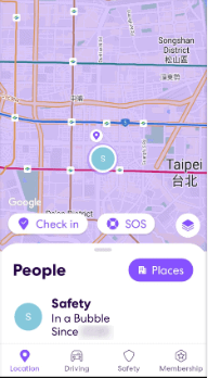 Life360 チェックイン