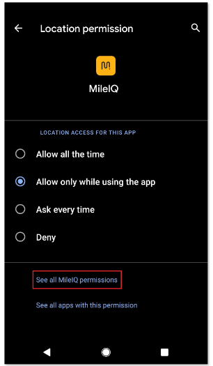 Choose App Permissions