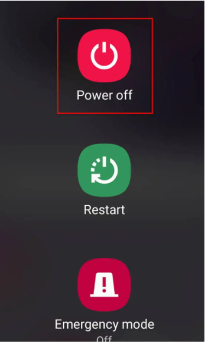 power off Android
