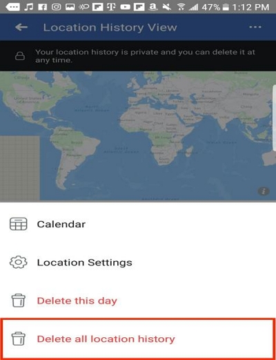 Delete All Location History | View Facebook Location History