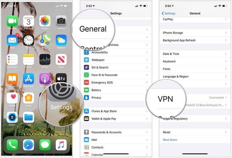 VPN を使用して位置情報を隠す | 相手に知られずに iPhone で位置情報を共有するのを止める