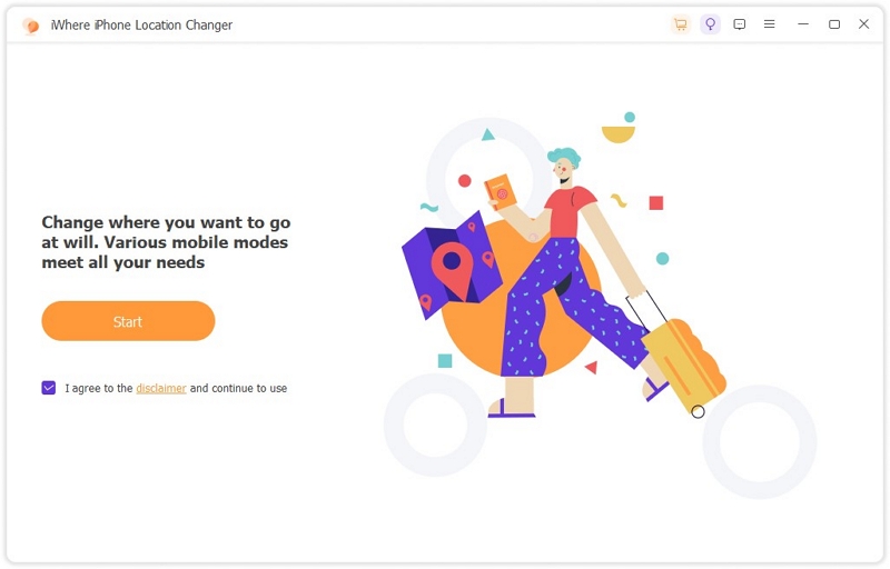 start iWhere iPhone Location Changer | Guide of iWhere iPhone Loaction Changer