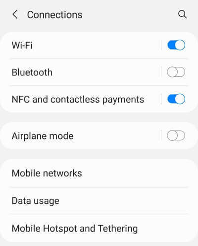 Refresh Network Settings | Location Not Available Mean