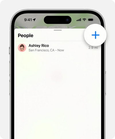 「探す」アプリ | 「iPhoneを探す」で位置情報を共有する