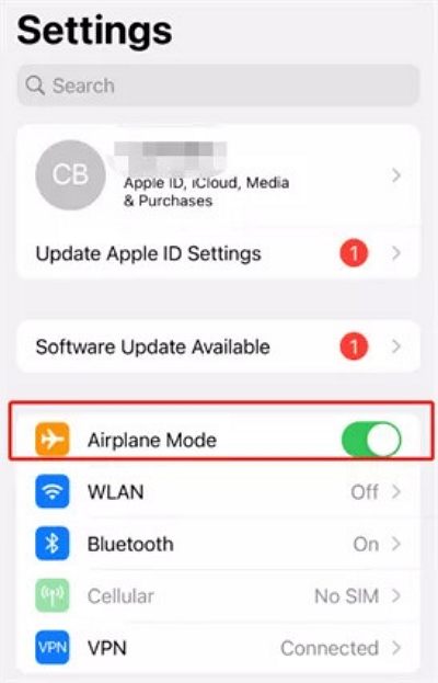 Airplane Mode | Stop Sharing Location on iPhone Without Them Knowing