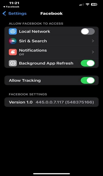 turn off facebook location on iPhone 2 | turn off facebook location