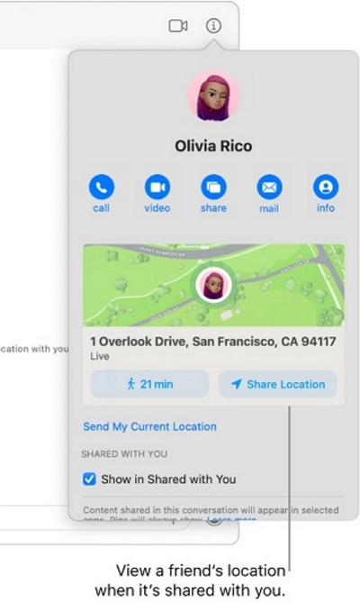 iMessage の使用 | iPhone の最後の場所を探す