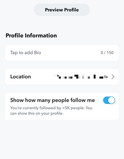 Select Location | add location on snapchat