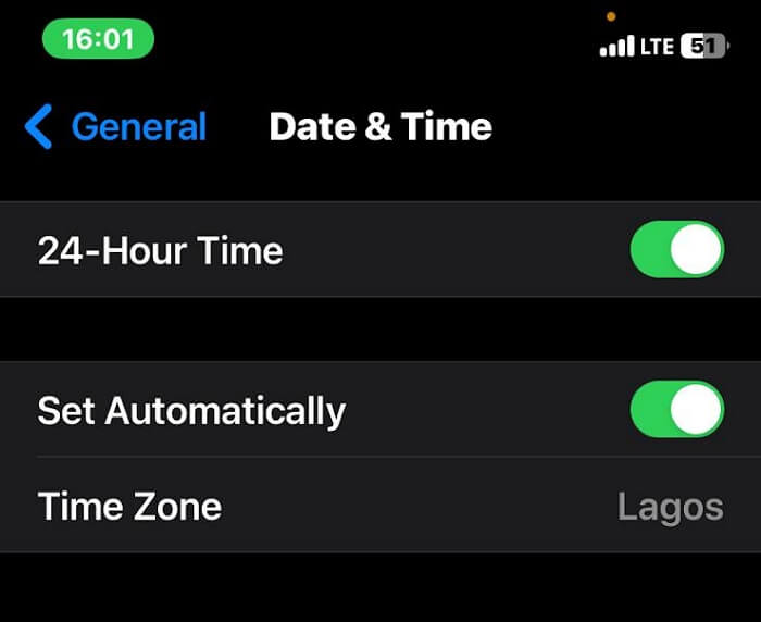 tap Set Automatically | Why Does It Say Location Not Available on iMessage