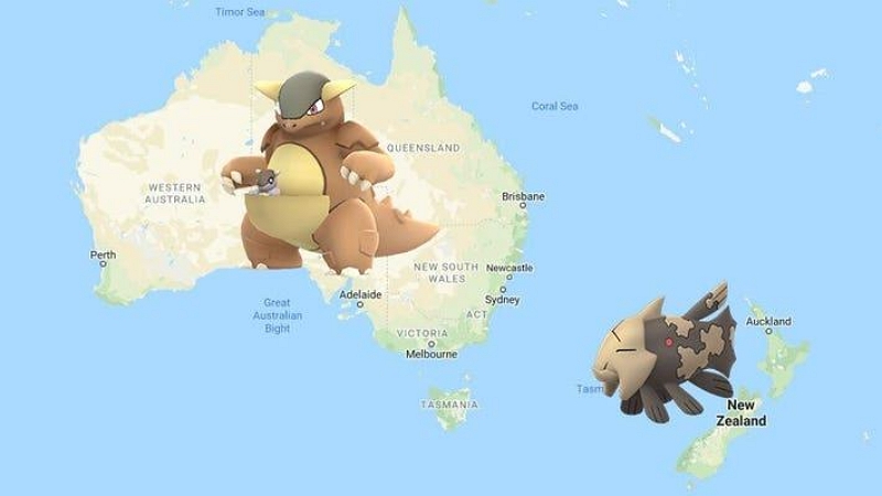 australia pokémon go regional map | pokemon go regional map