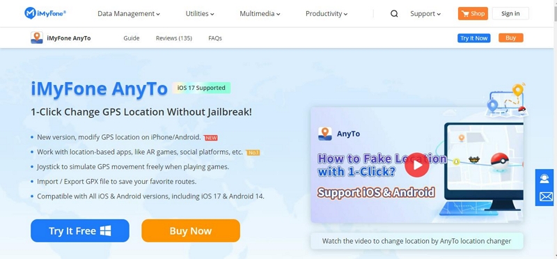iMyfone AnyTo | Best Fake GPS Monster Hunter Now