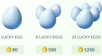 buying from in-game shop | lucky egg Pokemon go