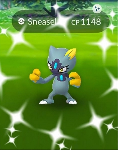 catch shiny hisuian sneasel | shiny hisuian sneasel
