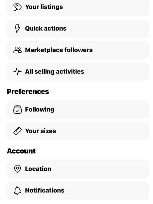 選擇位置 | Facebook Marketplace 銷售地點錯誤
