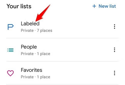 導航至您的清單 |在Google地圖上更改家庭位置