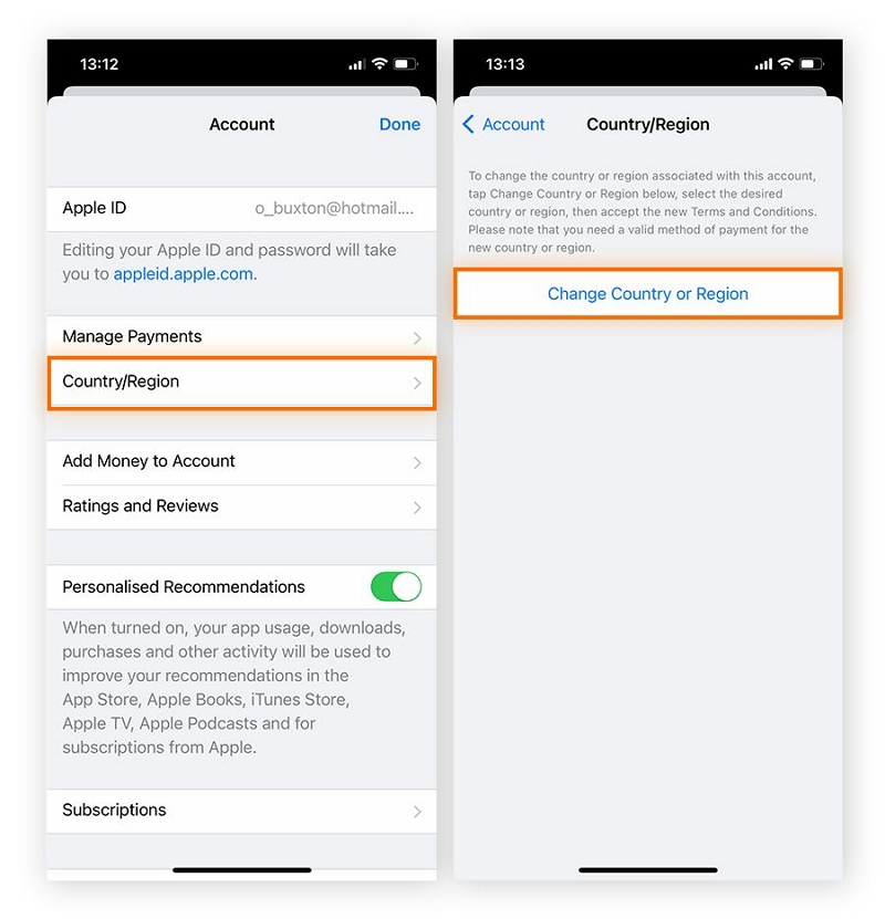 Change Country or Region | Change Location On Grindr