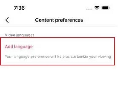 Verwenden Sie die lokale Sprache | Standort auf TikTok deaktivieren