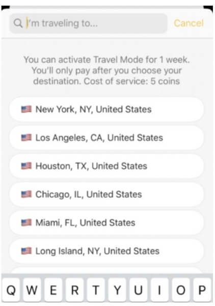 set location for Bumble Travel mode | How Does Bumble Location Work