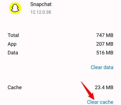 tippe auf „Konto anzeigen“ | Snapchat-Standort ist falsch