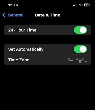 Set Automatically | Find My Friends Approximate Location