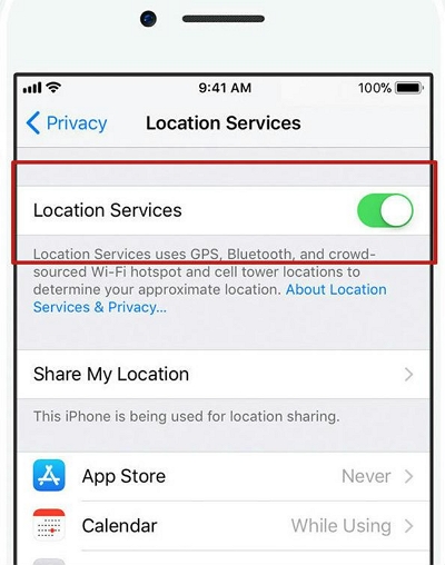 定位服務| iPhone 位置跳躍