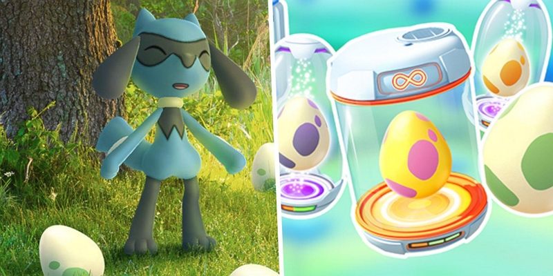 hatch eggs | lucario pokemon go