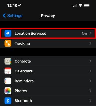 select Location Services | Does Bumble Update Location When the App is Closed