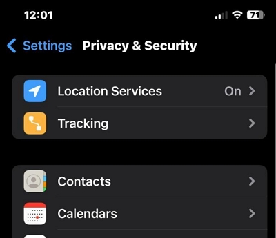 定位服務| iPhone GPS 定位不工作