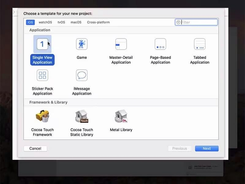 建立新的 xcode 專案 |假GPS定位iPhone