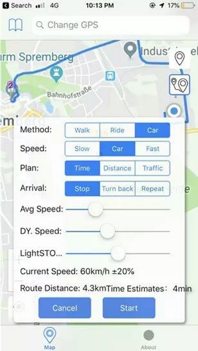 您想要更改的位置 |在他們不知情的情況下“查找我的 iPhone”上的虛假位置