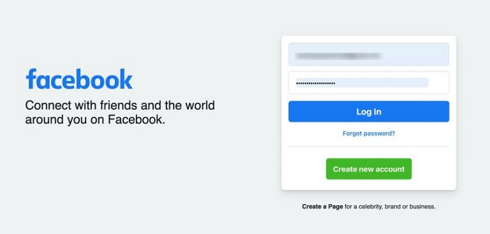 Login auf Facebook-Site | Freunde auf Facebook nach Standort finden