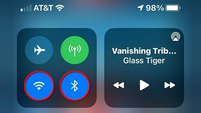 refresh bluetooth and wi-fi settings | airpod location not updating
