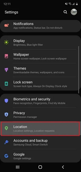 go to Locations | Grindr Location Not Updating