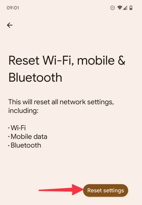 tap Reset Settings | Grindr Location Not Updating