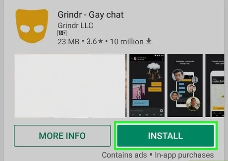 tap Install | Grindr Location Not Updating