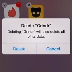 select Delete | Grindr Location Not Updating
