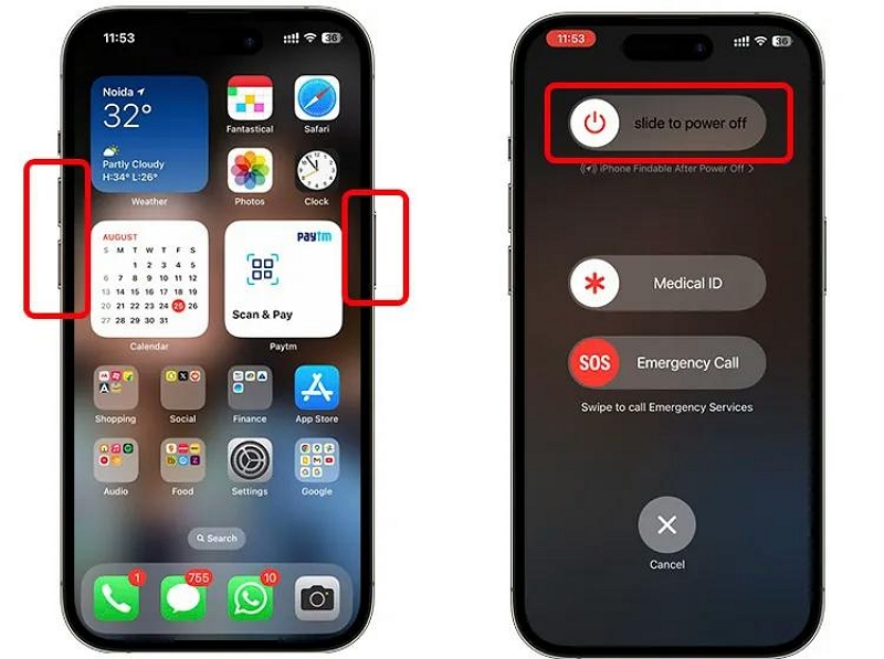 Starten Sie Ihr Gerät neu | So aktivieren Sie die Standortbestimmung auf dem iPhone