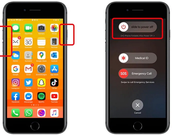 重新啟動您的 iPhone | Tinder 位置未更新