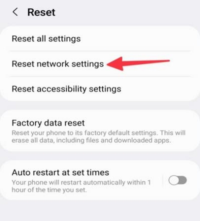 重置 Android 網路設定 3 |修復 Waze GPS 無法運作的問題