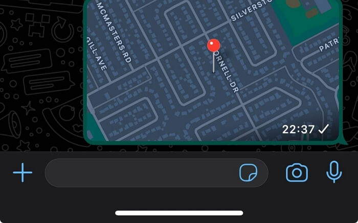 dropped Pin WhatsApp | Drop Pin Location iPhone