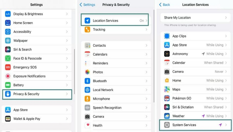 Location Services | Significant Locations iPhone