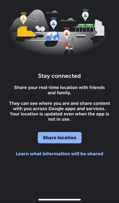 tap View Account | Can You Fake Your Location on Google Maps