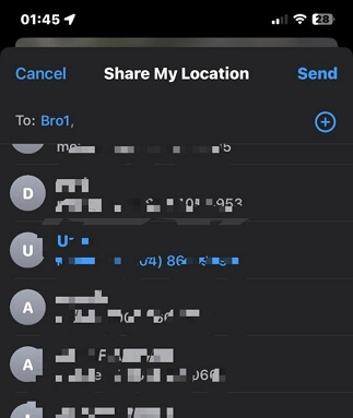 tap Send | Fake Your Location on iPhone Without Computer