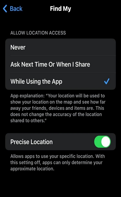 accessing your location altogether | turn off location on iphone