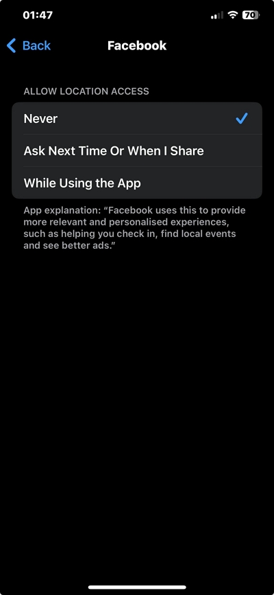 stop accessing your location | turn off location on iphone