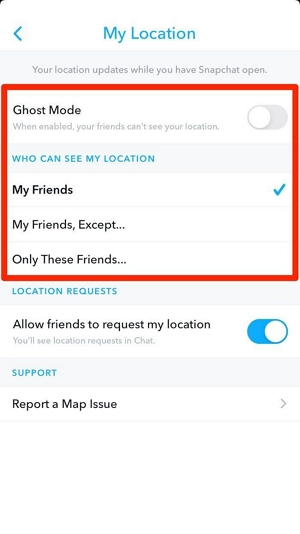 See My Location | How To Turn Off Location On Snap