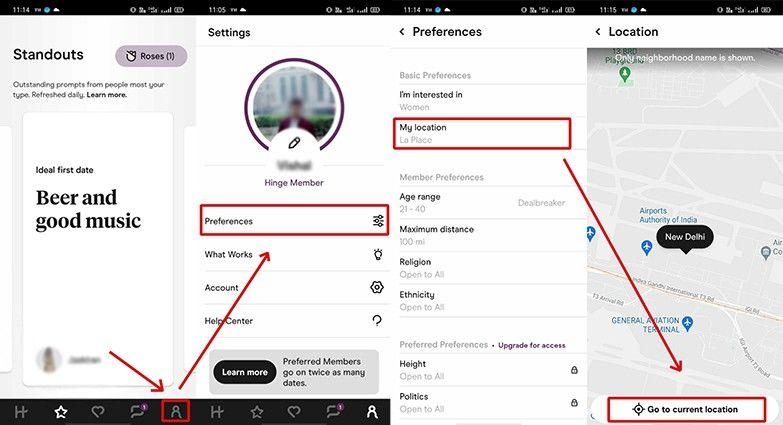 choose Preferences | Does Hinge Automatically Update Your Location