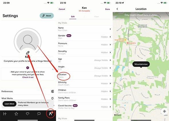 choose Location | Does Hinge Automatically Update Your Location