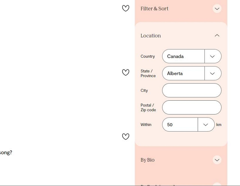 provide other relevant information | change location plenty of fish