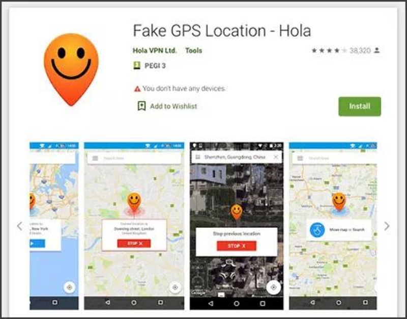 使用 Hola 假 GPS | Hola 假 GPS 評論